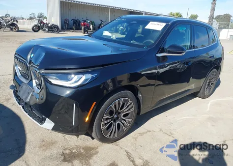 2025 BMW X3 30 xDrive from USA, damaged, VIN 5UX53GP07S9054033